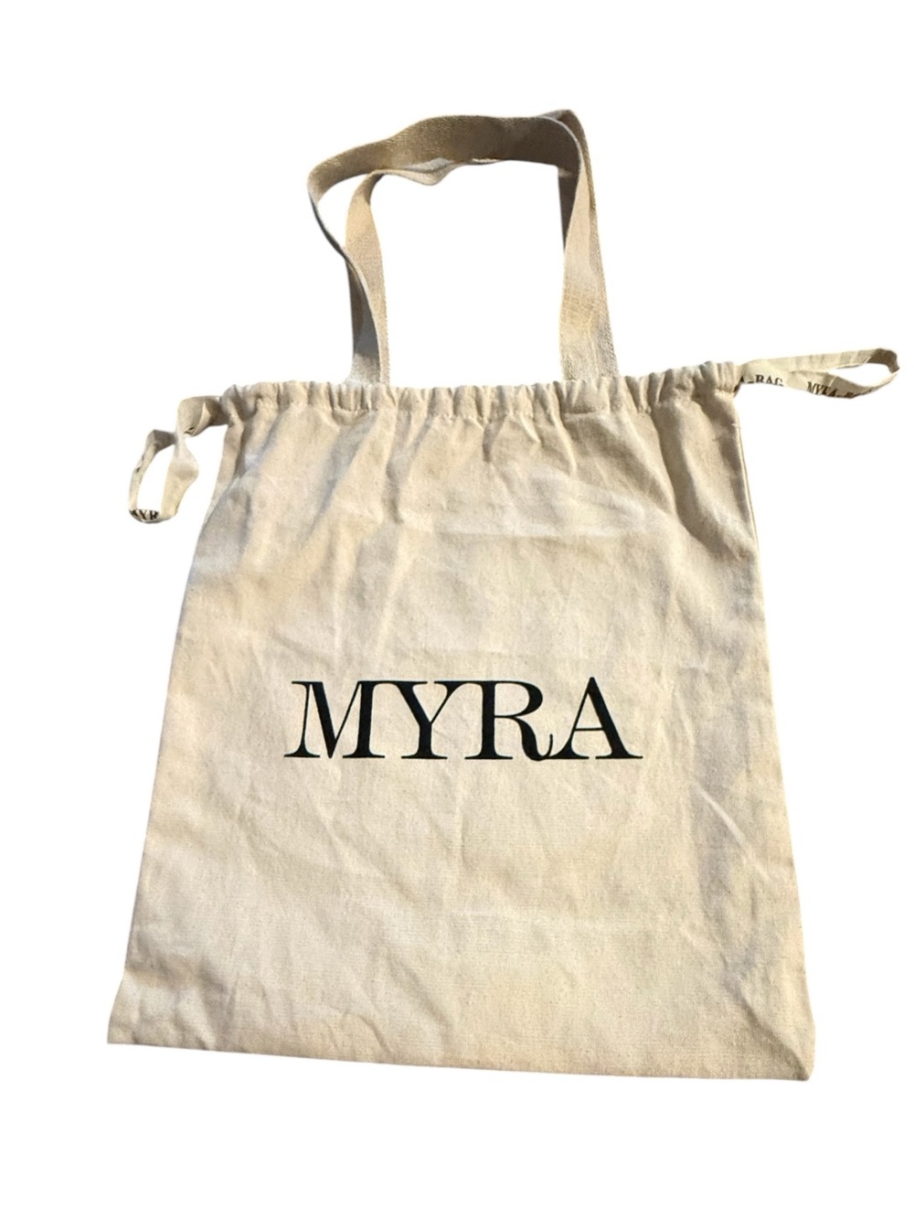 MYRA Shoe Organic Cotton Dust Bag/Drawstring Storage Tote